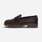 Caladium Caffee/Navy Suede