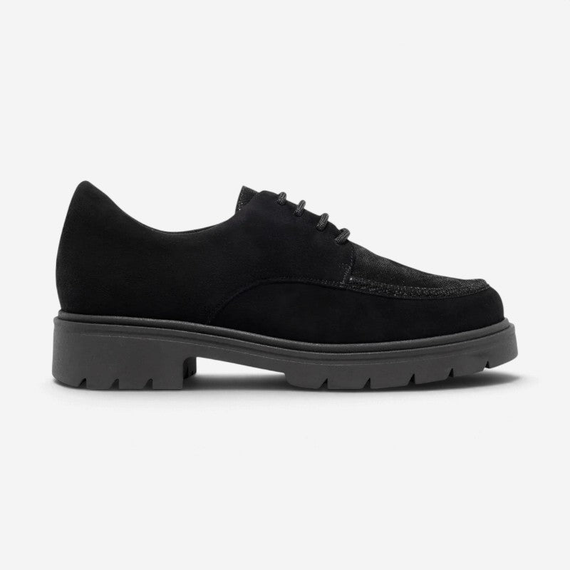 255061 Oxford Black Suede Combi