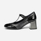Dacy T-Strap Black/Anthracite