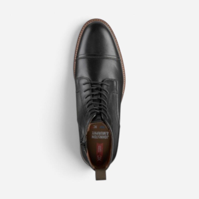 Men's XC+ Durham Cap Toe Boot Black Waterproof Full Grain