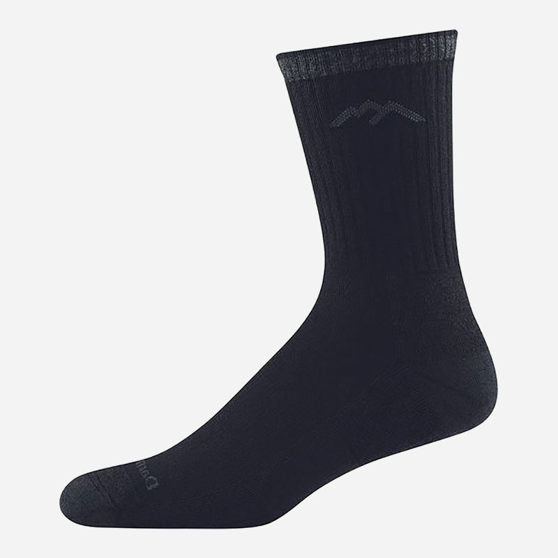 Men's Hiker Micro Crew Midweight With Cushion Black