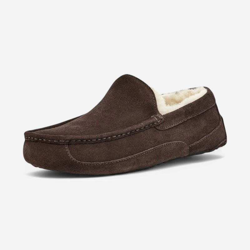 Men's Ascot Leather Distressed Cocoa