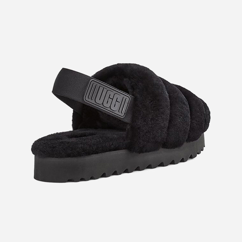 Super Fluff Slipper Black