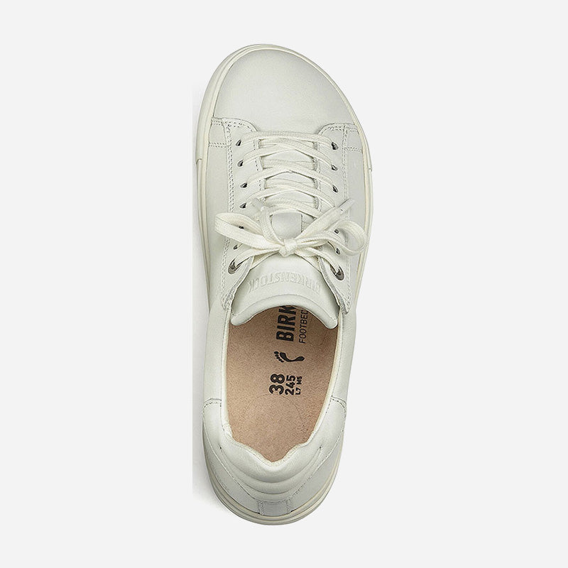 Bend White Leather Narrow
